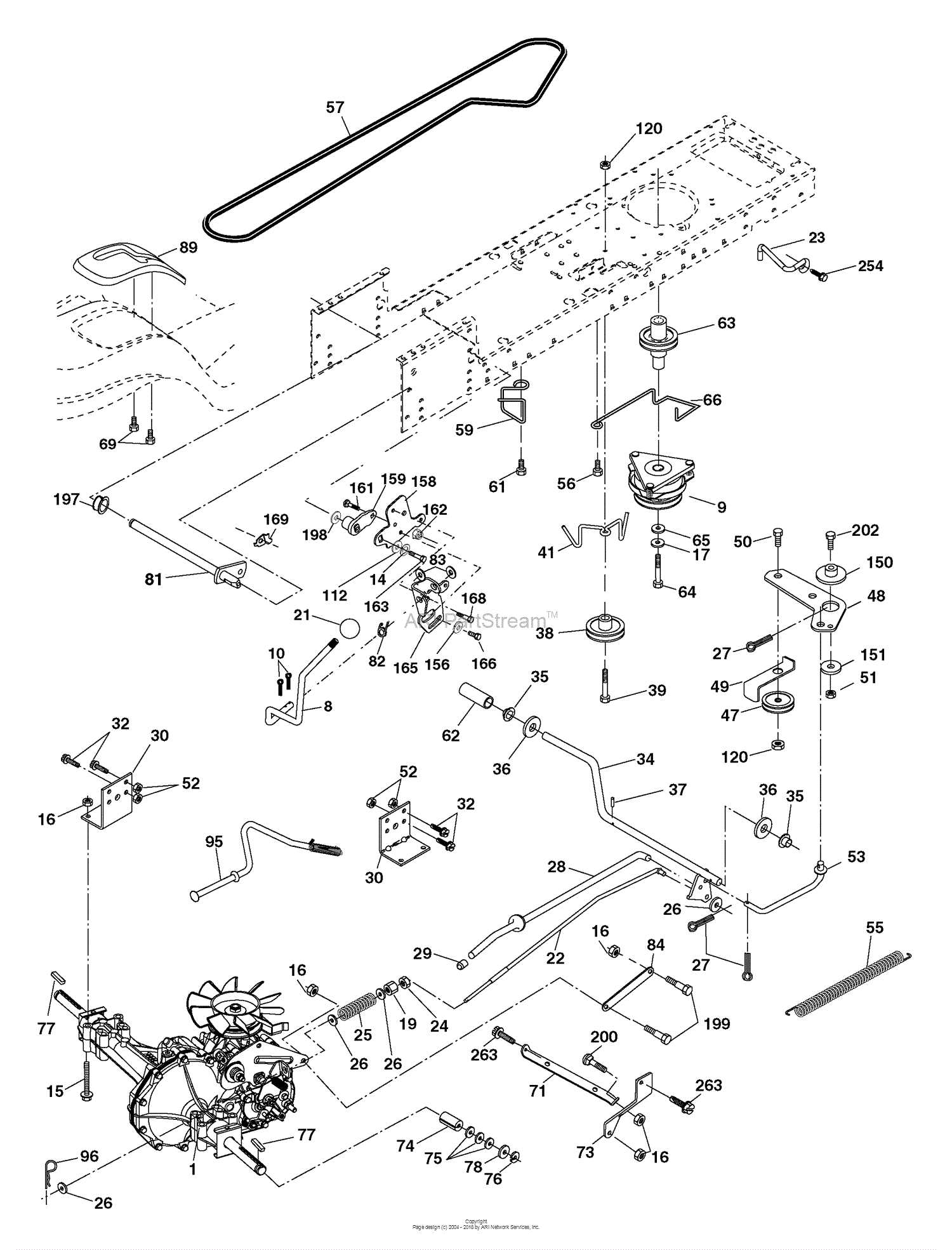 husqvarna yth18542 parts diagram