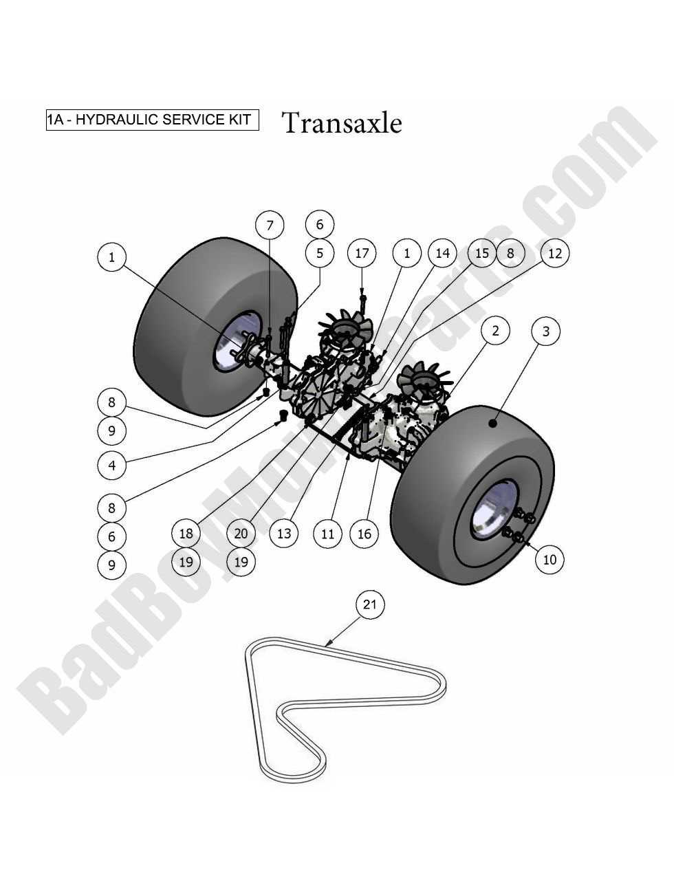 hydro gear zt 2800 parts diagram