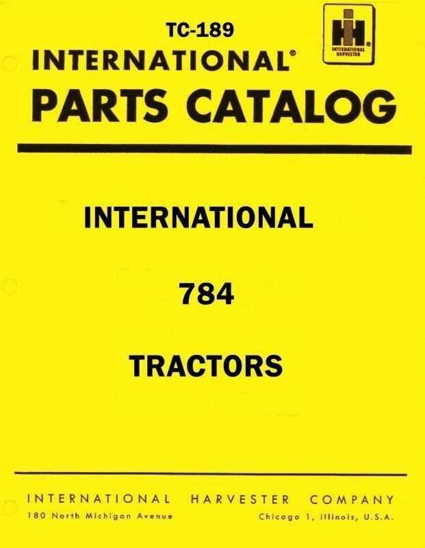 international tractor parts diagram