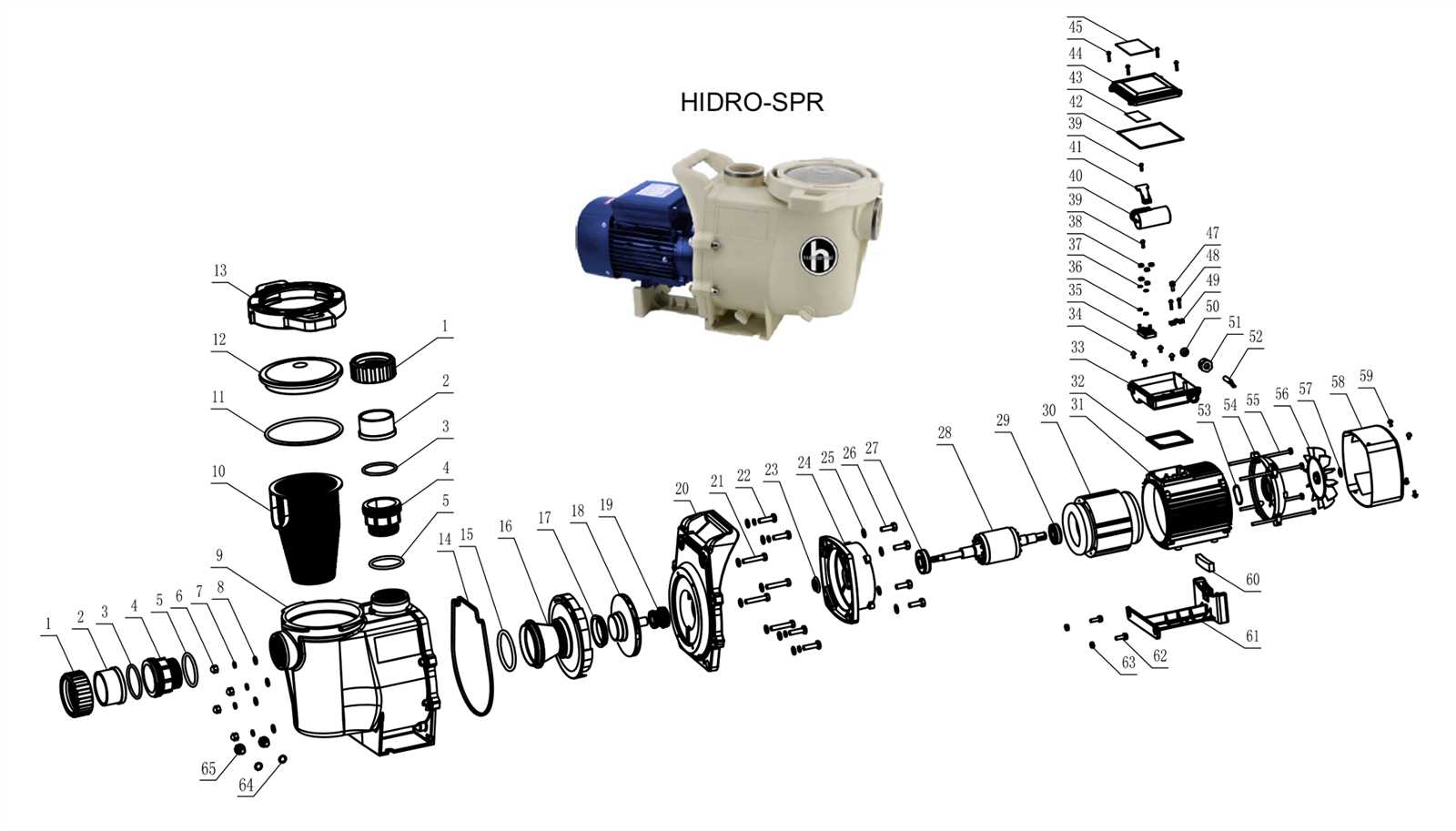 jandy stealth pump parts diagram