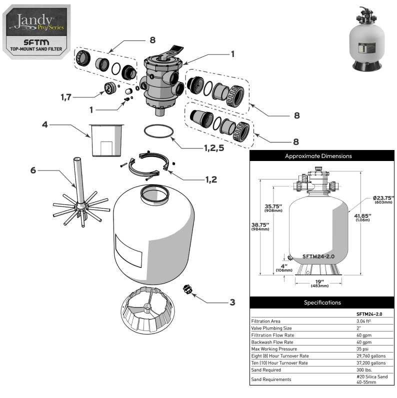 jandy valve parts diagram