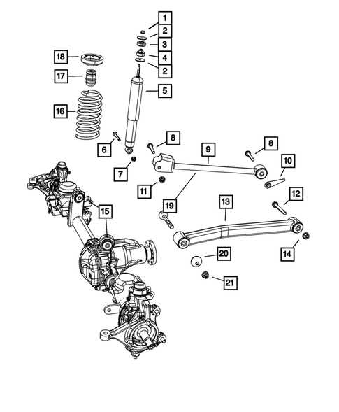 jeep wrangler jk front end parts diagram