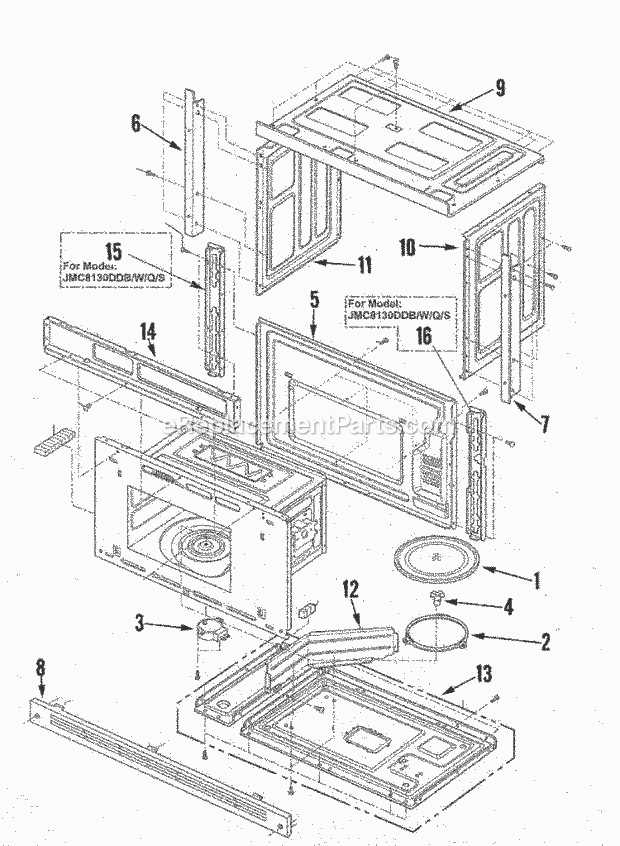 jenn air oven parts diagram