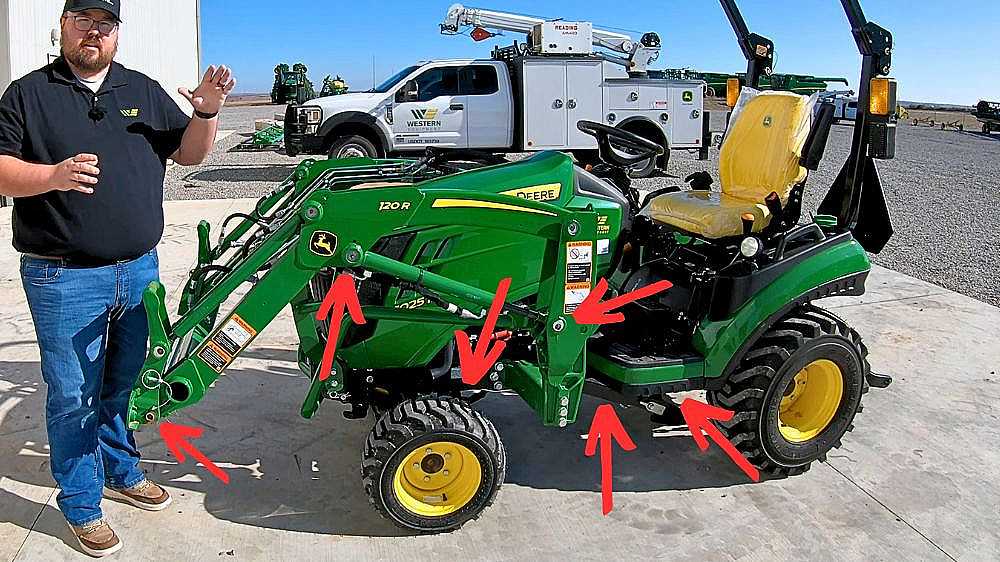 john deere 120r loader parts diagram