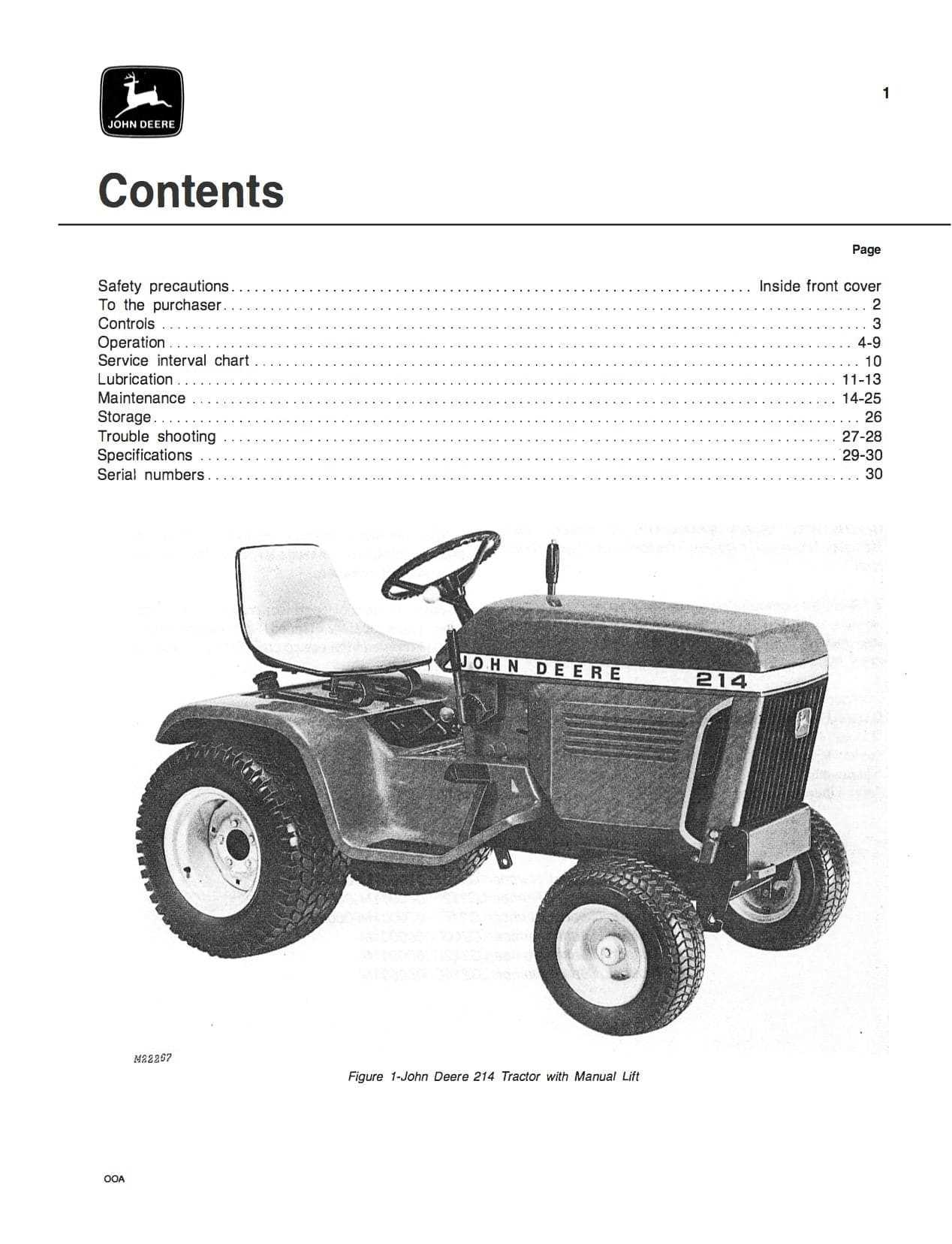 john deere 214 mower deck parts diagram