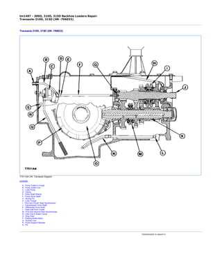 john deere 310b backhoe parts diagram