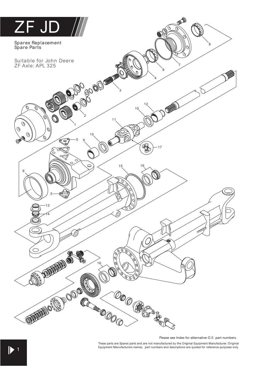 john deere 325 parts diagram