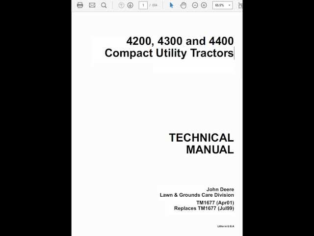 john deere 4200 parts diagrams