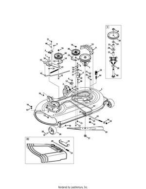 john deere 42c mower deck parts diagram