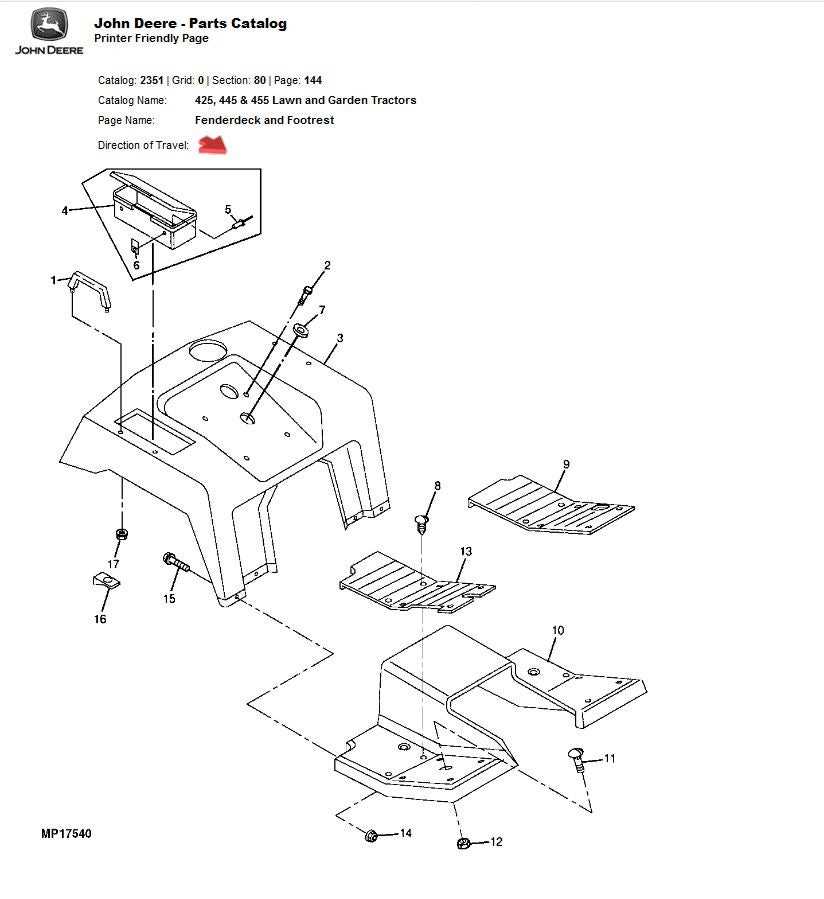 john deere 445 parts diagram