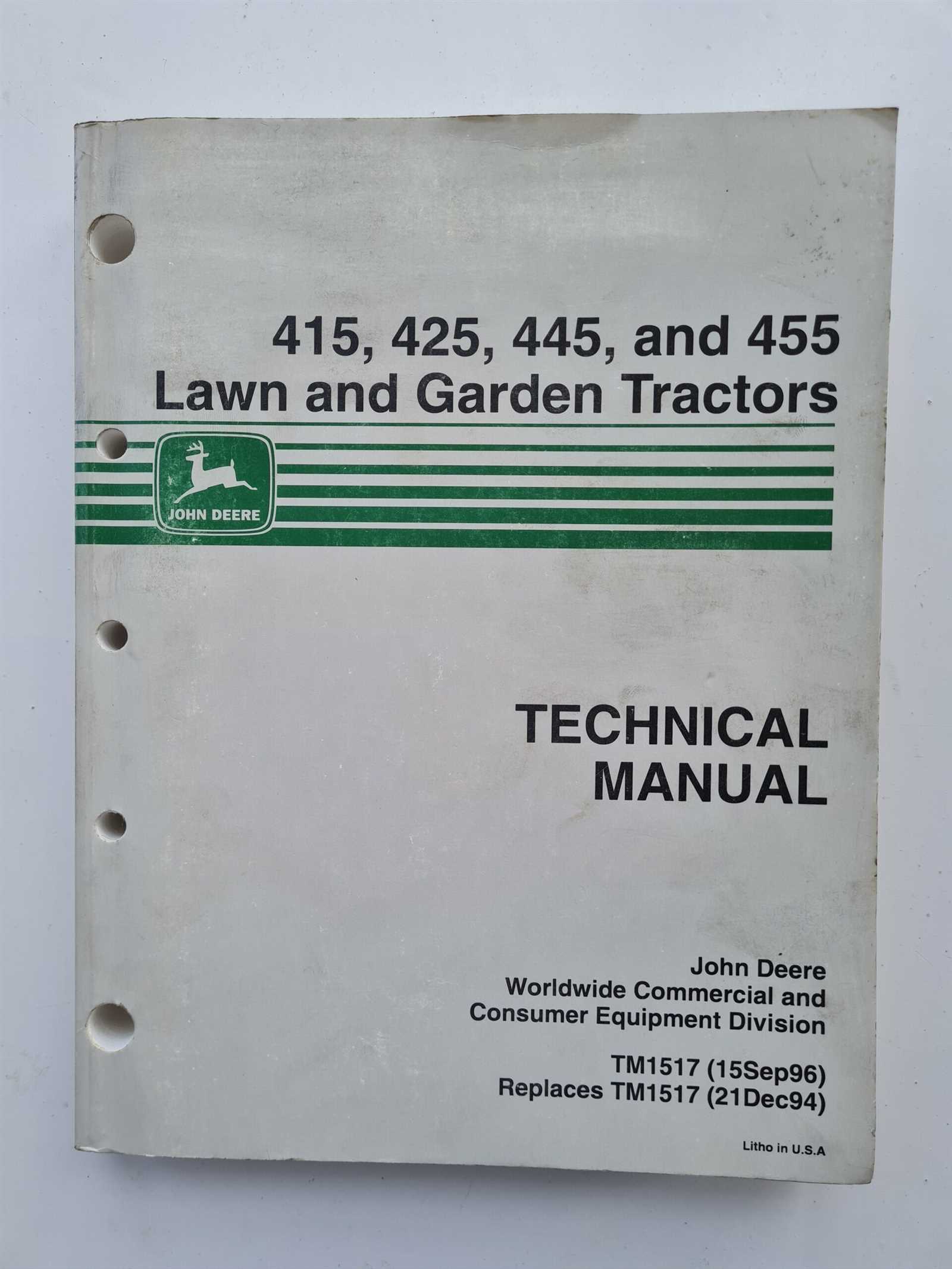 john deere 445 parts diagram