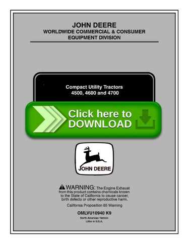 john deere 4500 parts diagram