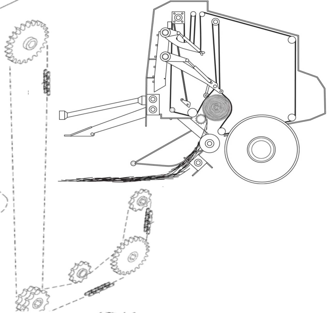 john deere 457 baler parts diagram