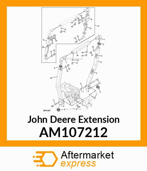 john deere 457 round baler parts diagram