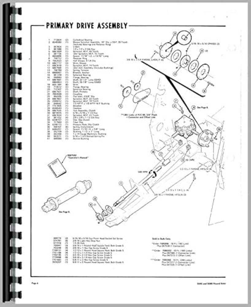 john deere 467 baler parts diagram