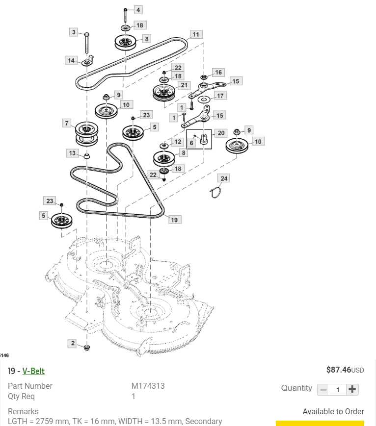 john deere 48 accel deep deck parts diagram