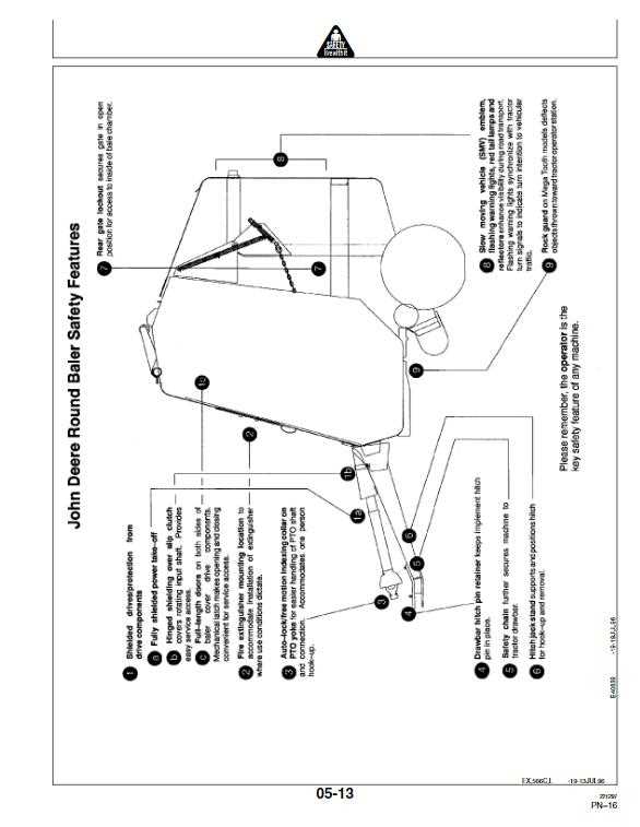 john deere 566 baler parts diagram