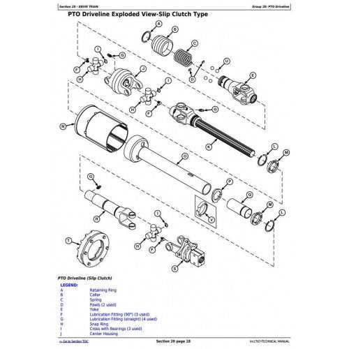 john deere 566 baler parts diagram