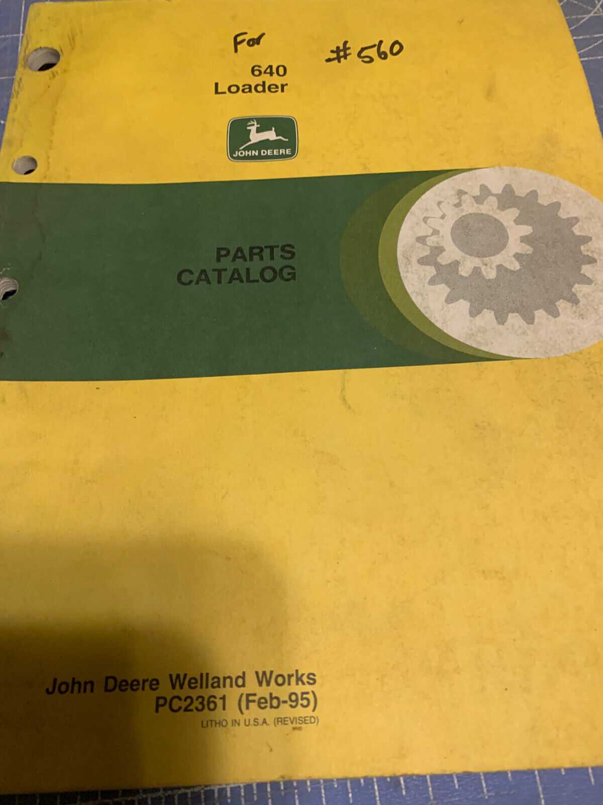 john deere 640 loader parts diagram