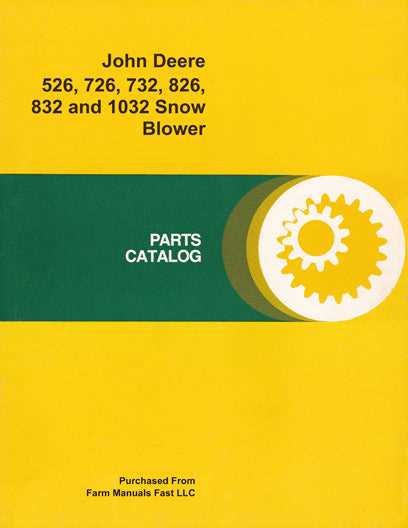 john deere 726 snowblower parts diagram