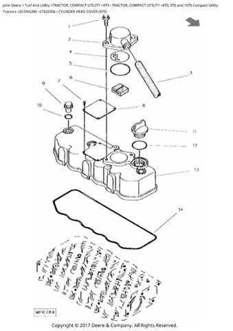 john deere 870 parts diagram