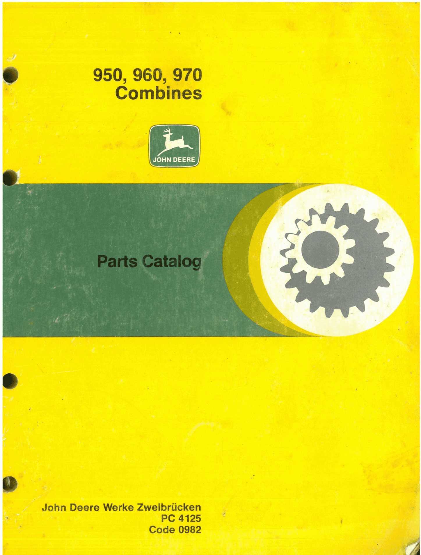 john deere 950 parts diagram