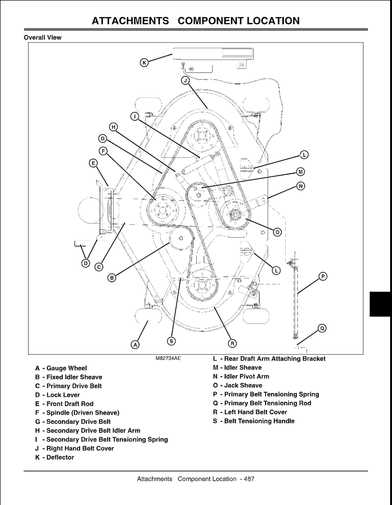 john deere gt245 parts diagram