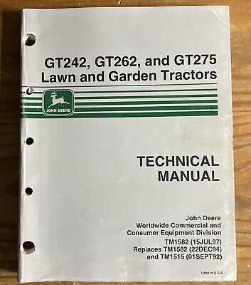 john deere gt275 parts diagram