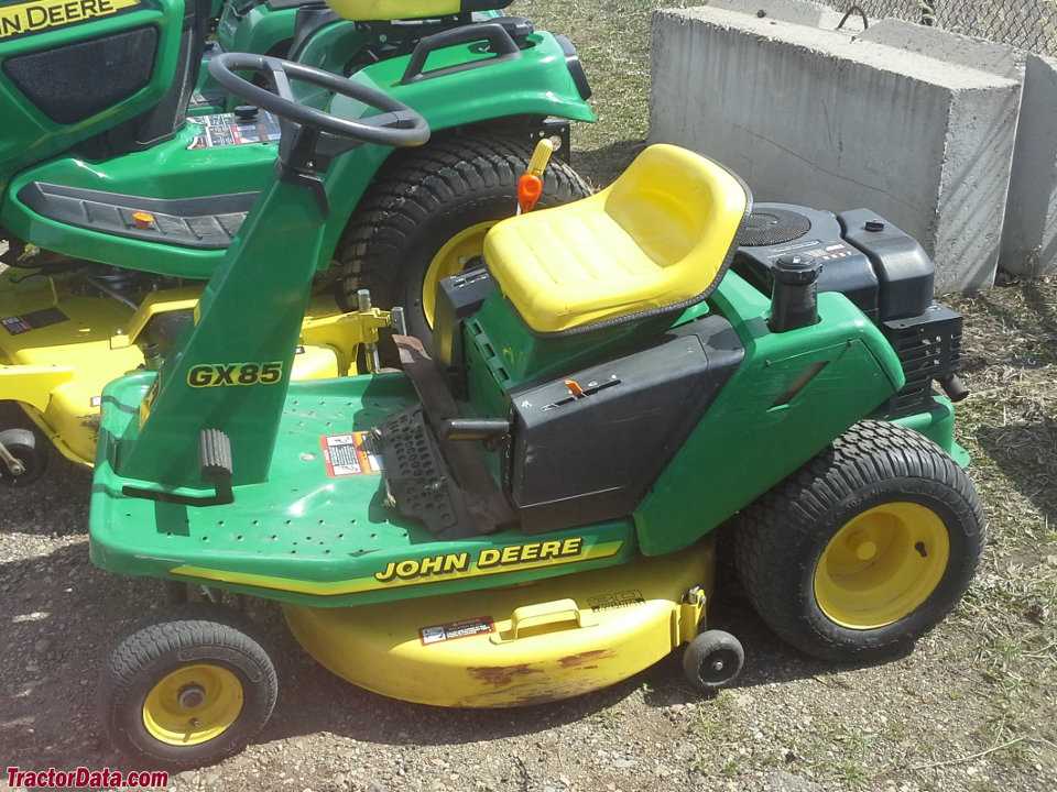 john deere gx85 parts diagram