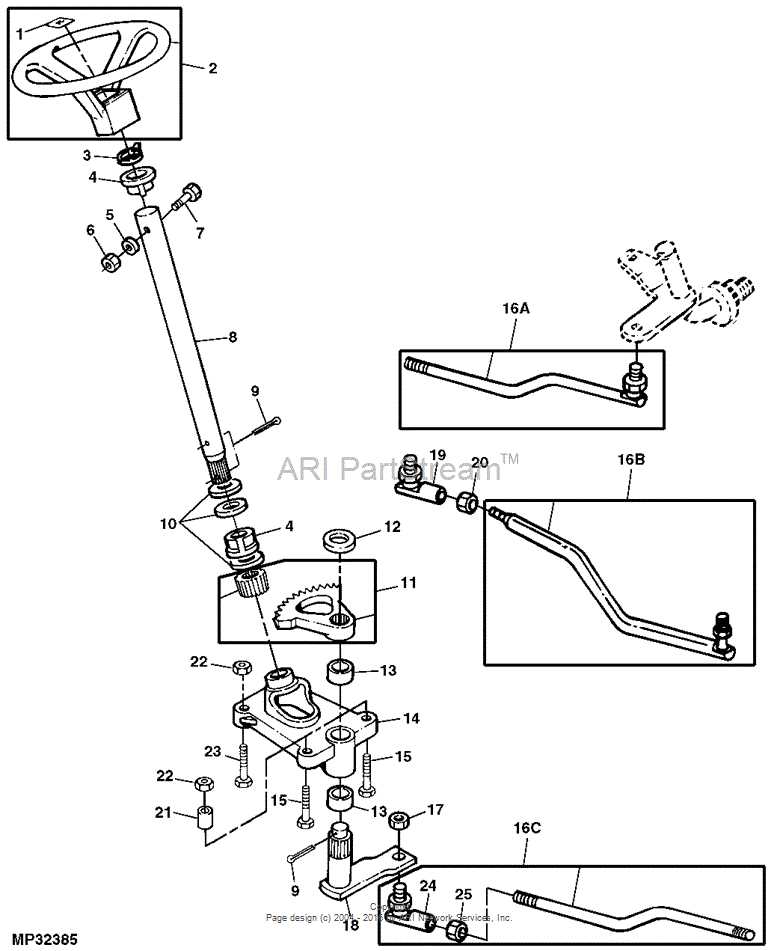 john deere gx85 parts diagram