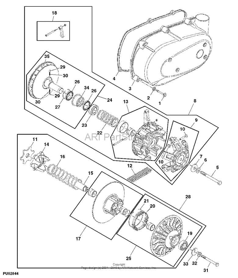 john deere trail buck 650 parts diagram