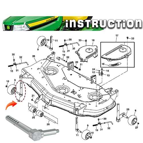 john deere x360 mower deck parts diagram