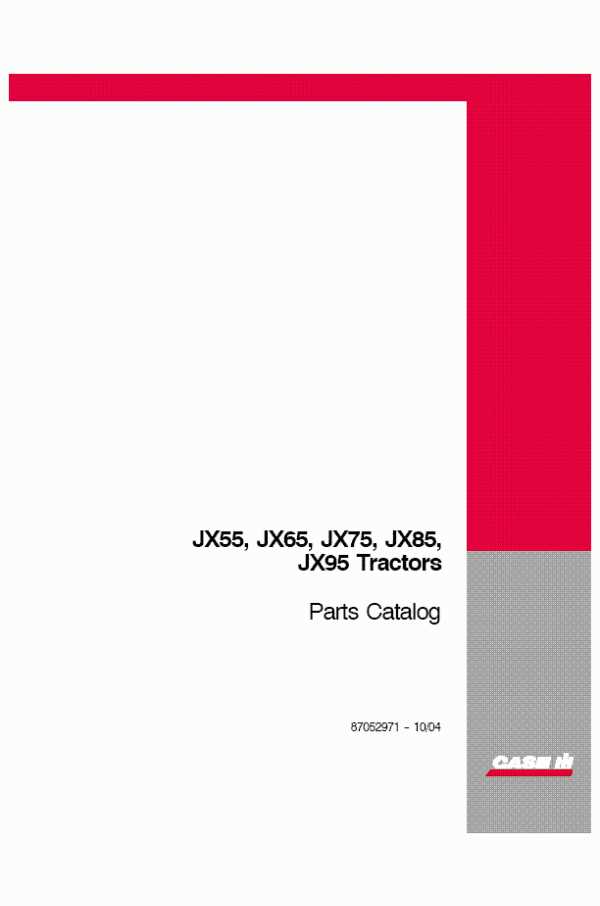 jx75 parts diagram