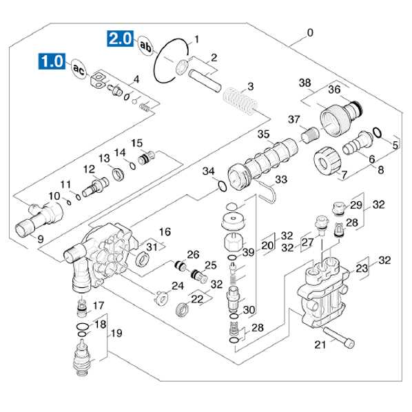 karcher pressure washer parts diagram
