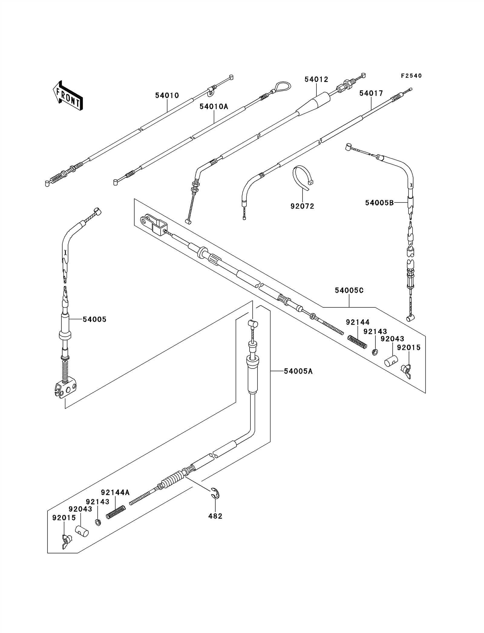 kawasaki bayou 250 parts diagram