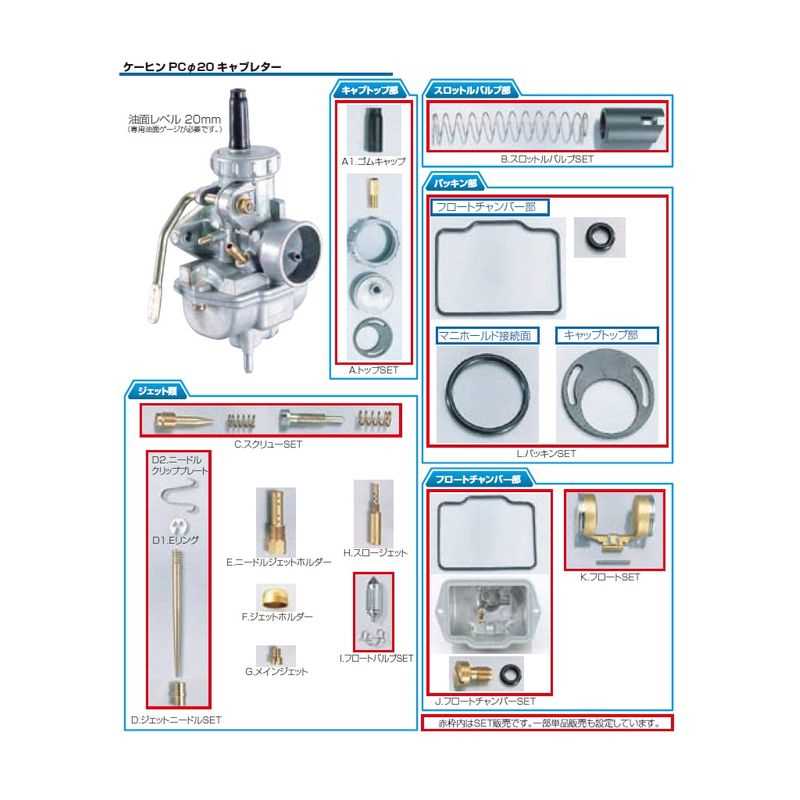 keihin carburetor parts diagram