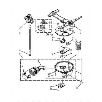 kenmore dishwasher parts diagram