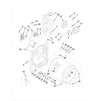 kenmore dryer 110 parts diagram