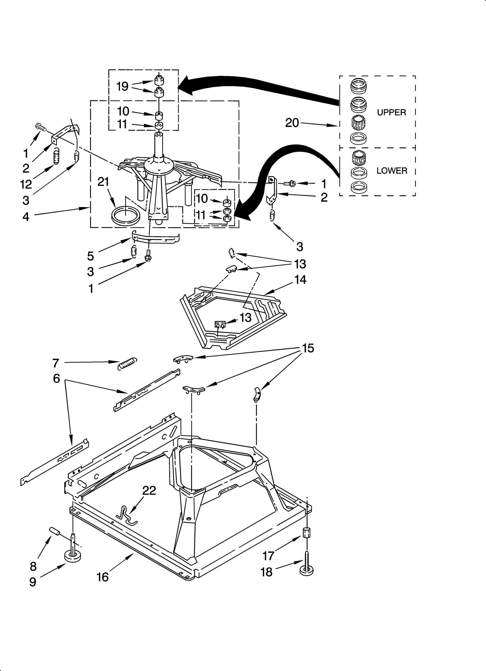 kenmore elite dryer model 110 parts diagram