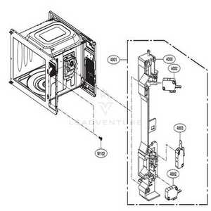 kenmore microwave parts diagram