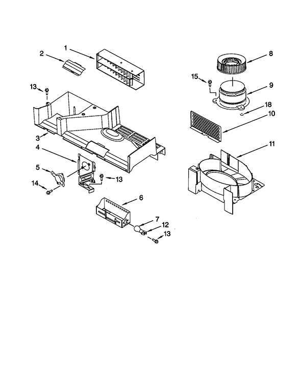 kenmore microwave parts diagram