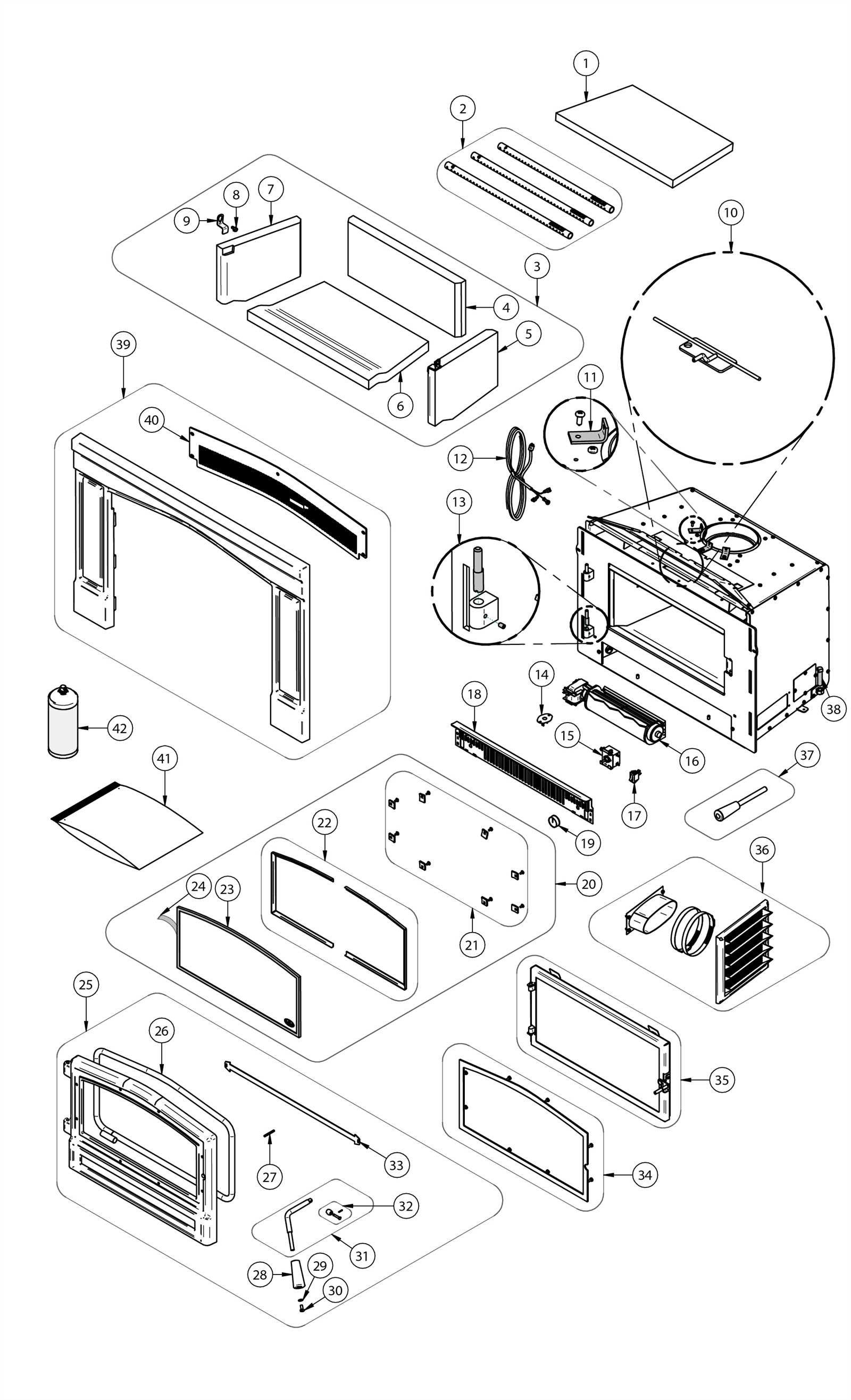 kenmore microwave parts diagram