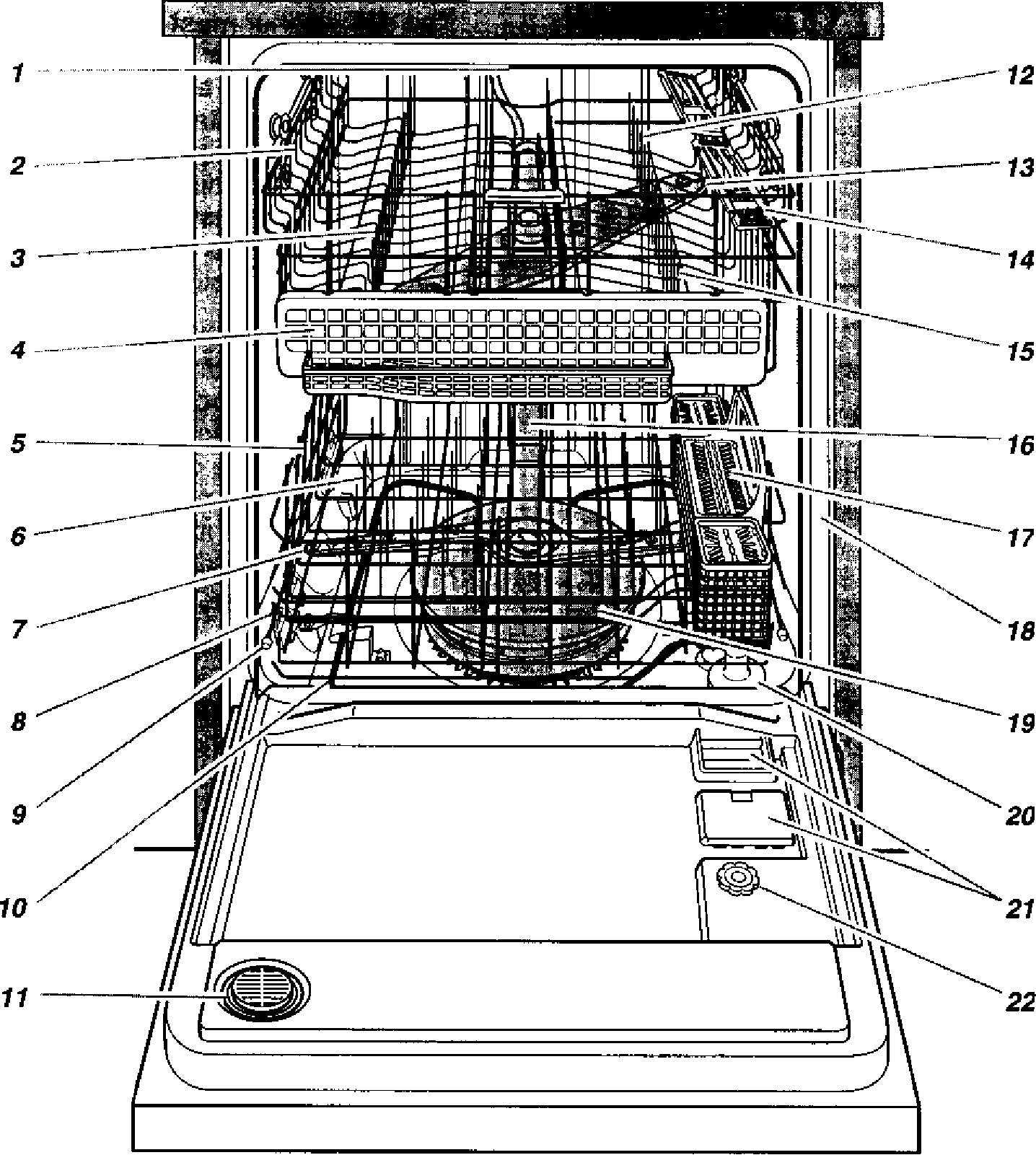 kenmore model 665 parts diagram