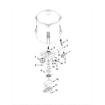 kenmore washer 110 parts diagram