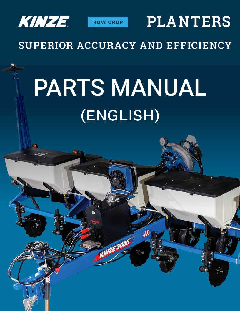 kinze planter parts diagram