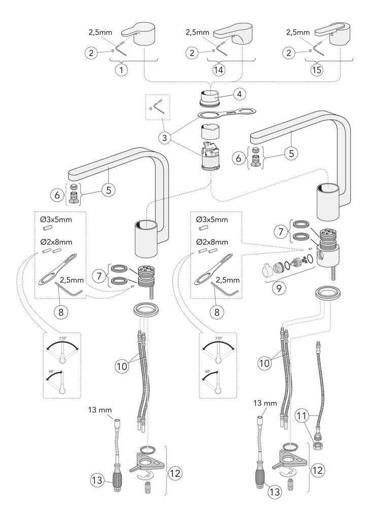 kitchen aid parts diagram