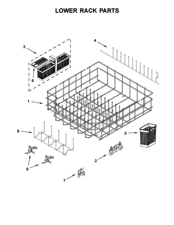 kitchenaid parts diagram dishwasher