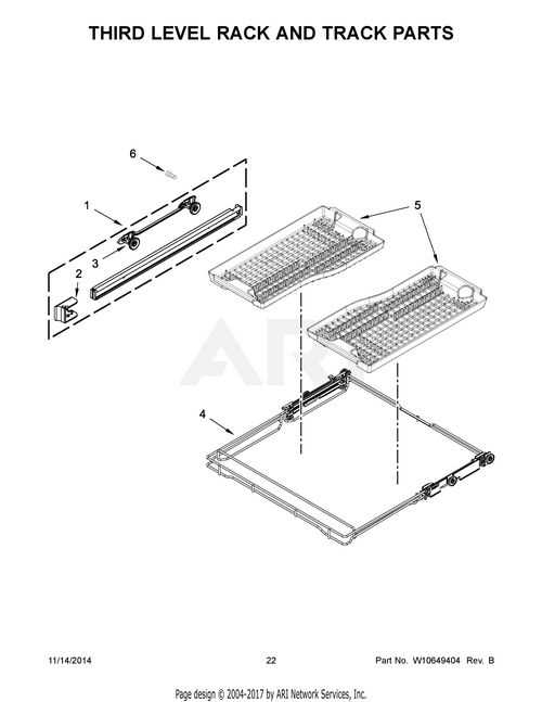 kitchenaid parts diagram dishwasher