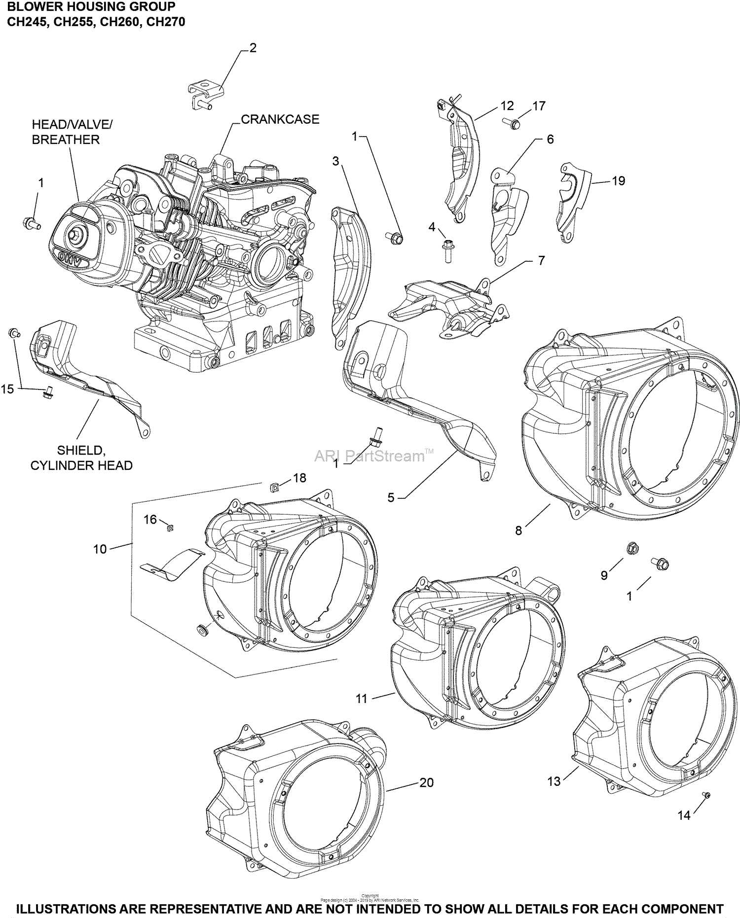 kohler ch270 parts diagram