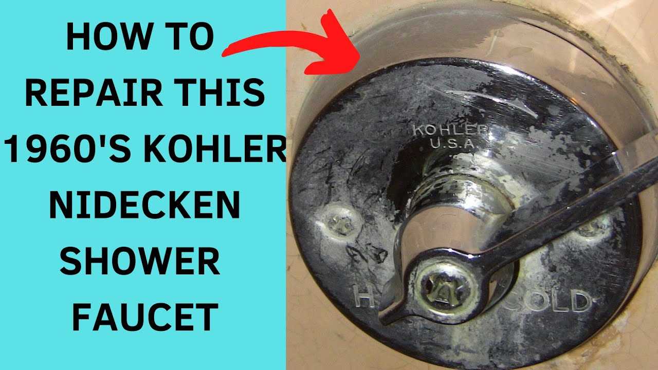 kohler shower valve parts diagram